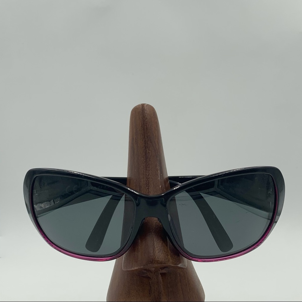 Smith/Elvove Black/Purple Oversized Oval Frames